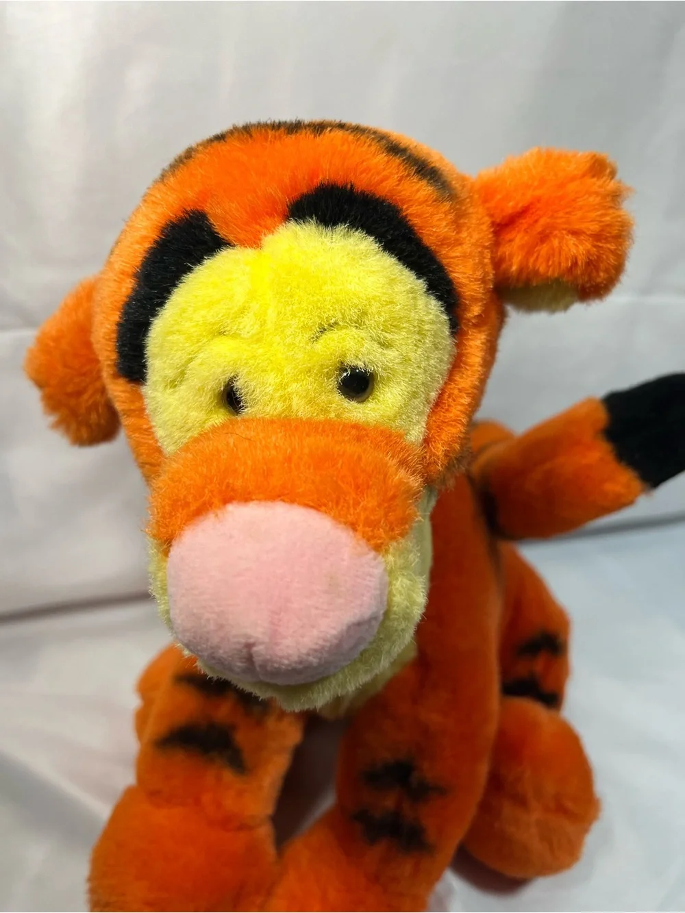 Vintage‎ Walt Disney Tigger 10” Sitting Plush Stuffed Animal Toy Winnie the Pooh